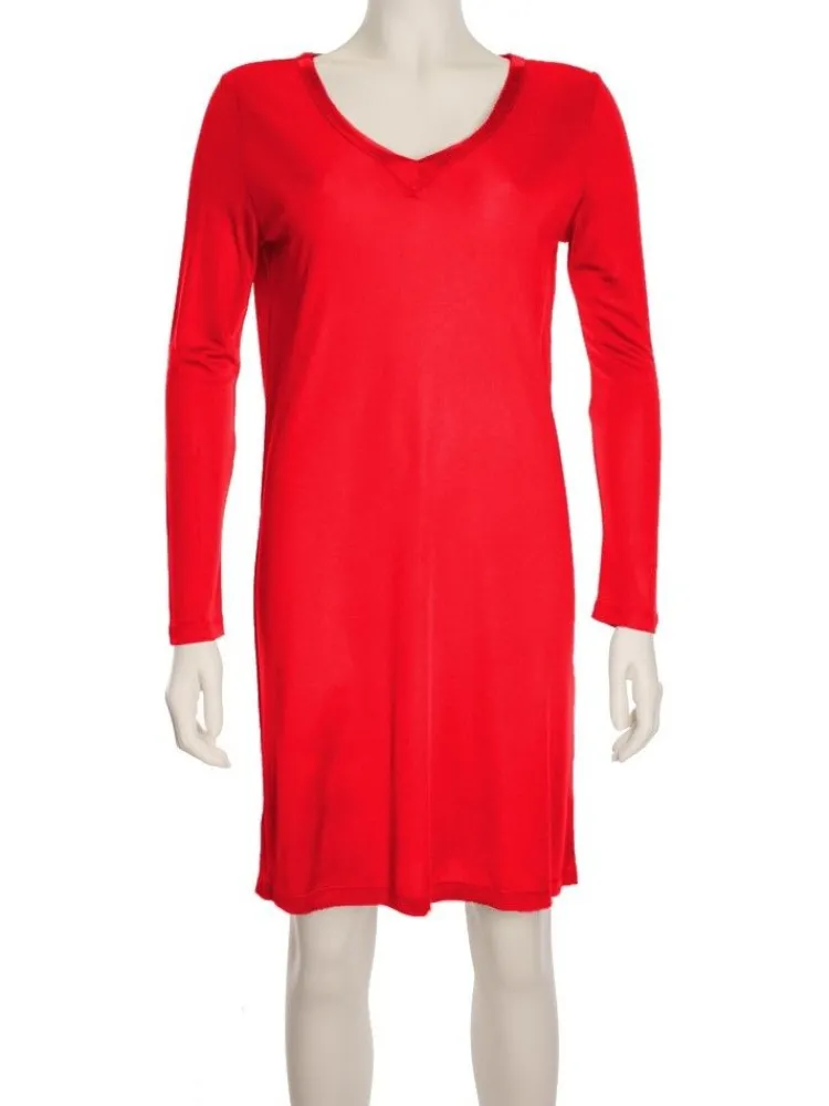 Seiden Basics|Seide Sleepshirt^Nightdreams Seidenmix Sleepshirt ADELAIDE glatt von