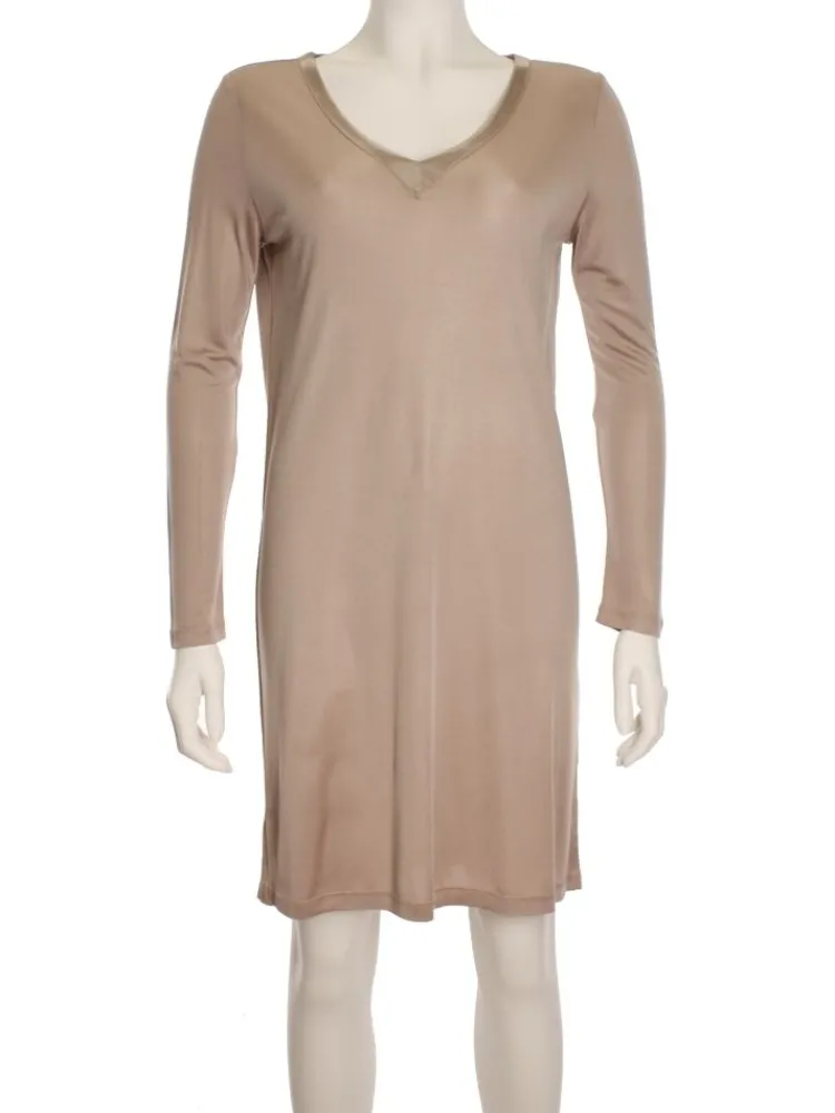 Seiden Basics|Seide Sleepshirt^Nightdreams Seidenmix Sleepshirt ADELAIDE glatt von