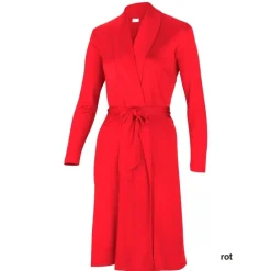 Morgenmantel Kurz|Morgenmantel Mit Seide^Nightdreams Seidenmix Wirkseide Kurz-Morgenmantel ADELAIDE von