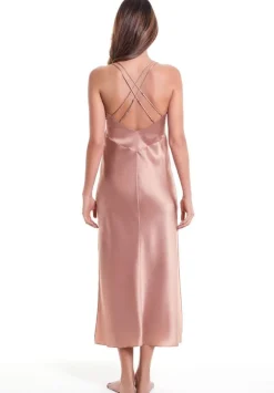 Kleider|Seiden Basics^Luna di Seta Seidennachthemd / Seidenkleid NEW SEDUCTION glatt von