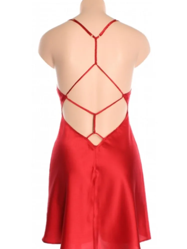 Seidennachthemd^Marjolaine Seidennachthemd DAPHNEE rot oder beere von beere-violett oder rot