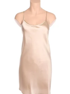 Seidennachthemd|Seidenneglige^Marjolaine Seidennachthemd FIDJI SATIN Stretchseide von