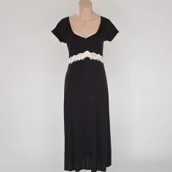 Seiden Basics|Seidennachthemd^Gattina Seidennachtkleid mit Spitze TAHITI von