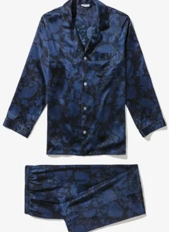 Seidenschlafanzüge^Zimmerli Seidenpyjama Herren SILK NIGHTWEAR 6000 elegant von
