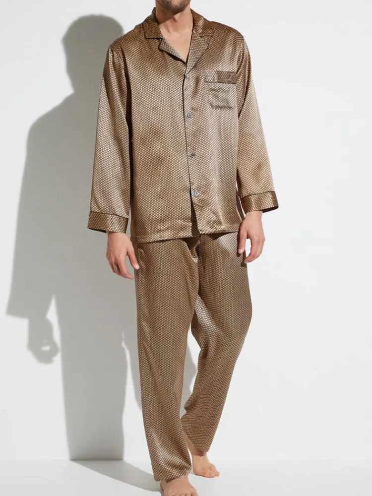 Seidenschlafanzüge^Zimmerli Seidenpyjama Herren SILK NIGHTWEAR 6000 von