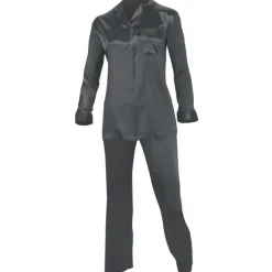 Seiden Basics|Seidenpyjama^Nightdreams Seidenpyjama LONDON uni von aus 100% Seide