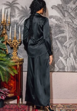 Lounge-Wear|Seidenpyjama^Marjolaine Seidenpyjama OXANA Stretchseide von