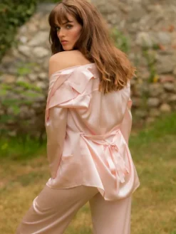 Lounge-Wear|Seiden Basics^Marjolaine Seidenpyjama SOIE UNIE von