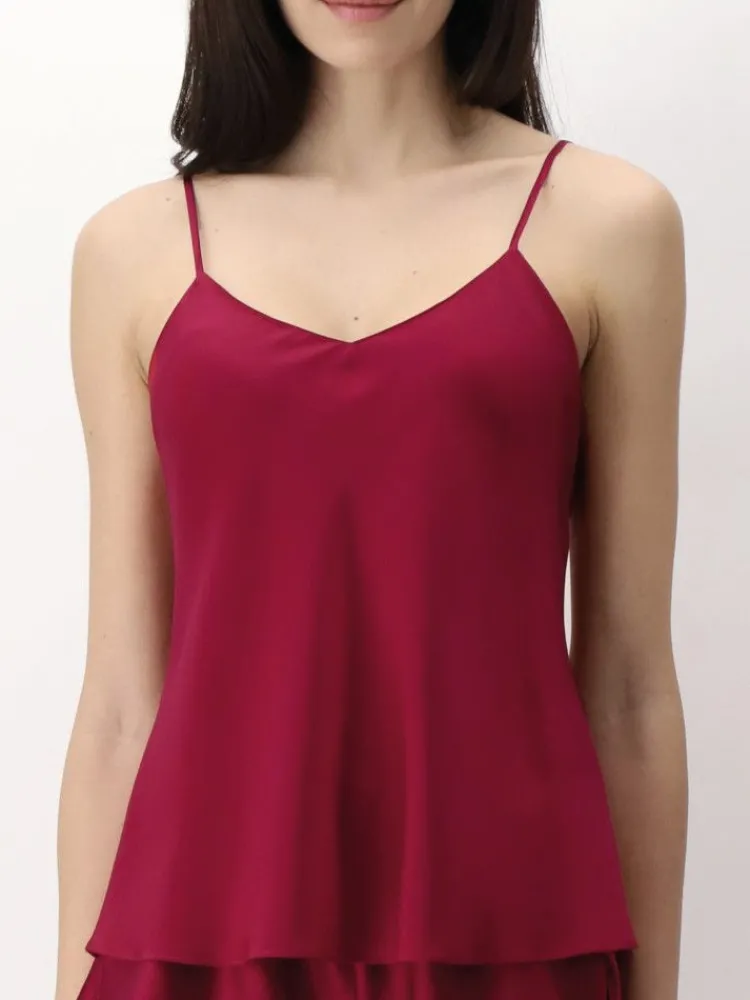 Spaghettiträger Tops|Tops Mit Seide^Luna di Seta Seidentop 100% Seide CLASSICO uni von