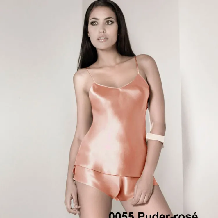 Spaghettiträger Tops|Tops Mit Seide^Luna di Seta Seidentop 100% Seide CLASSICO uni von