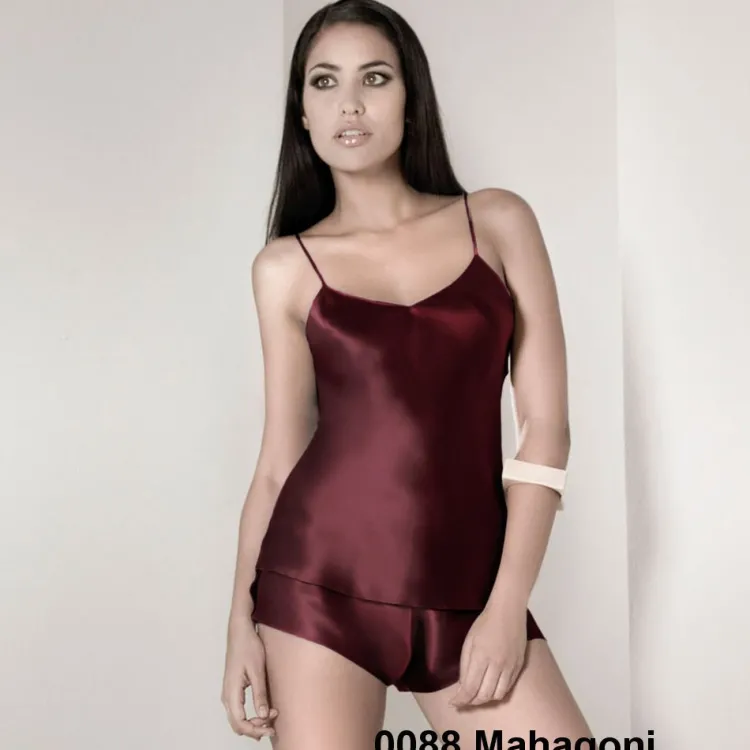 Spaghettiträger Tops|Tops Mit Seide^Luna di Seta Seidentop 100% Seide CLASSICO uni von