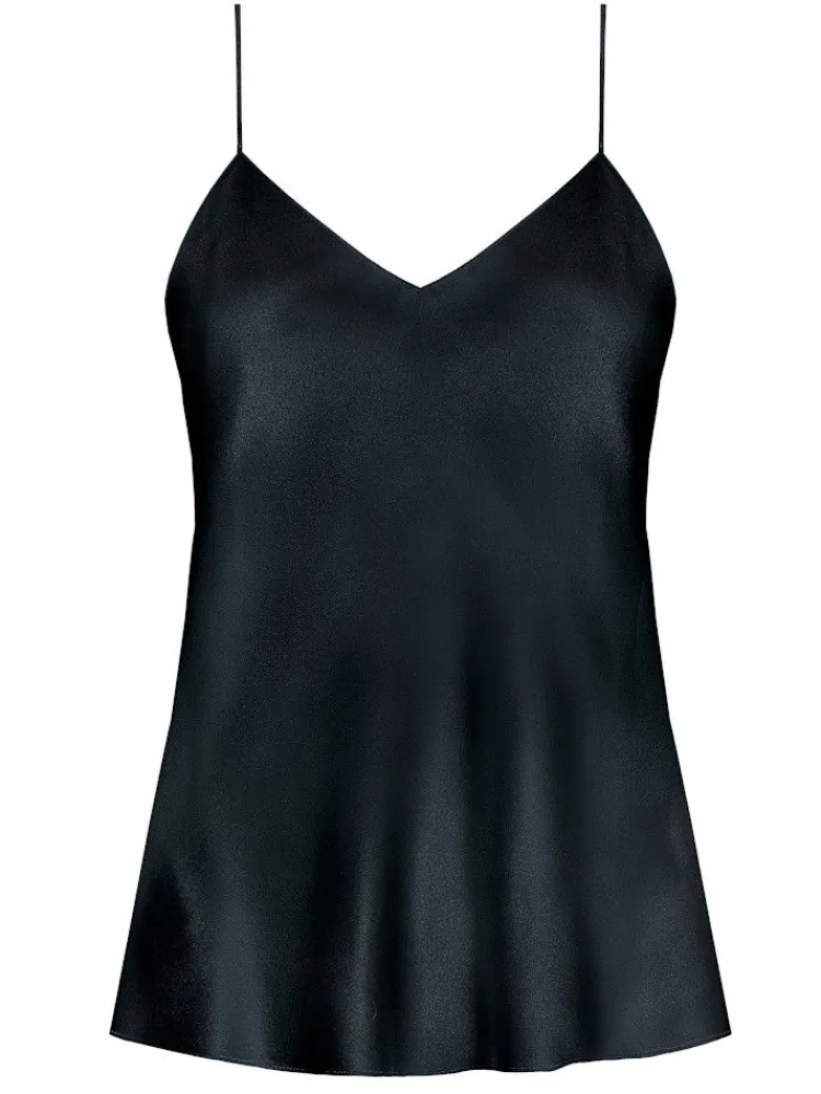 Spaghettiträger Tops|Tops Mit Seide^Luna di Seta Seidentop 100% Seide CLASSICO uni von