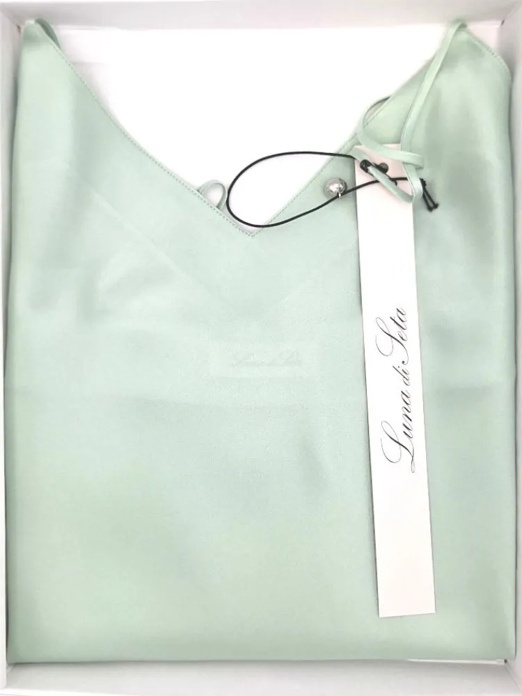 Spaghettiträger Tops|Tops Mit Seide^Luna di Seta Seidentop 100% Seide CLASSICO uni von