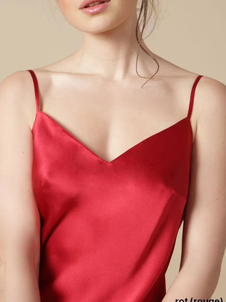 Spaghettiträger Tops|Alle Lingerie Tops^Marjolaine Seidentop 100% Seide ODON elegant von