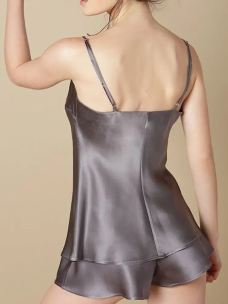 Spaghettiträger Tops|Alle Lingerie Tops^Marjolaine Seidentop 100% Seide ODON elegant von
