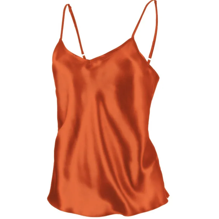 Spaghettiträger Tops|Alle Lingerie Tops^Marjolaine Seidentop 100% Seide ODON elegant von