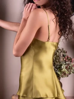 Spaghettiträger Tops|Alle Lingerie Tops^Marjolaine Seidentop 100% Seide ODON elegant von