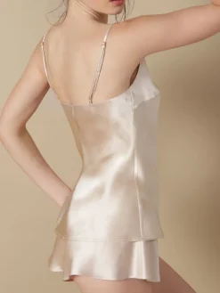 Spaghettiträger Tops|Alle Lingerie Tops^Marjolaine Seidentop 100% Seide ODON Satin von