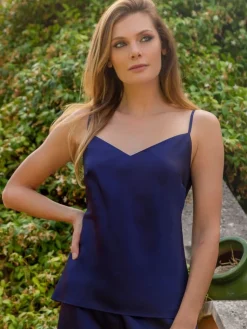 Spaghettiträger Tops|Alle Lingerie Tops^Marjolaine Seidentop 100% Seide ODON uni - viele Farben