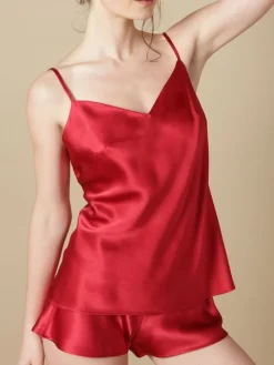 Spaghettiträger Tops|Alle Lingerie Tops^Marjolaine Seidentop 100% Seide ODON von - viele Farben