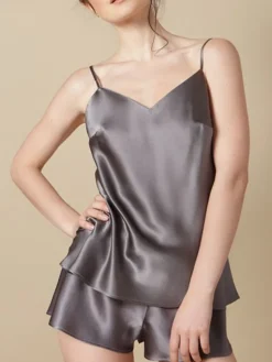 Spaghettiträger Tops|Alle Lingerie Tops^Marjolaine Seidentop 100% Seide ODON von - viele Farben