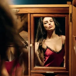 Tops Mit Spitze|Spaghettiträger Tops^Luna di Seta Seidentop BASIC GLAM aus 100% Seide von