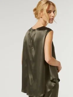 Bluse & Tunika|Camisole (Breite Träger)^Vivis Seidentop BIANCA von