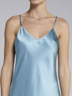 Spaghettiträger Tops|Mit Seidensatin^Vivis Seidentop CARLA von