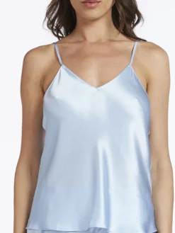 Spaghettiträger Tops|Mit Seidensatin^Vivis Seidentop CARLA von