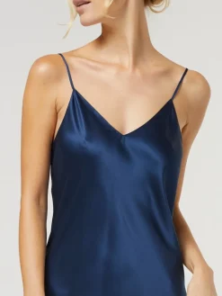 Spaghettiträger Tops|Mit Seidensatin^Vivis Seidentop CARLA von