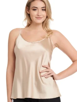 Spaghettiträger Tops|Alle Lingerie Tops^Gattina Seidentop SEDUZIONE DI SETA von uni