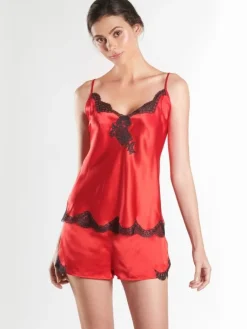 Tops Mit Spitze|Alle Lingerie Tops^Aubade Seidentop SOIE D´AMOUR exquisit