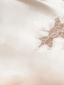 Seidenneglige^Cotton Club Seta Superior Nachtkleid STUPENDA lang von