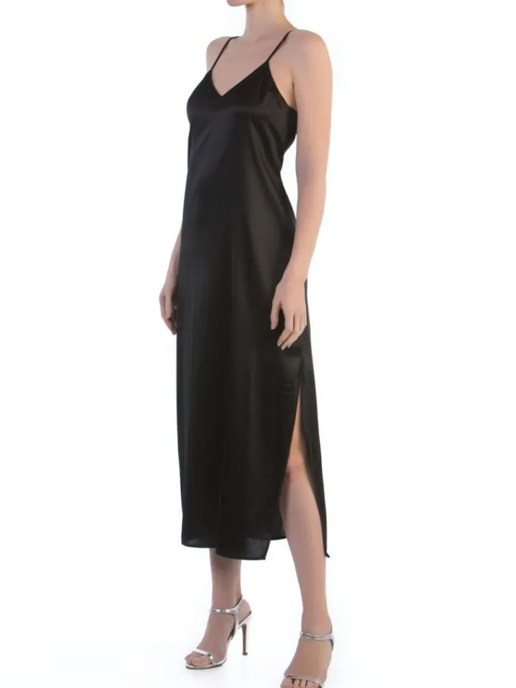 Seiden Basics|Seidenneglige^Cotton Club Seta Superior Seide Nachtkleid lang ARDITA von