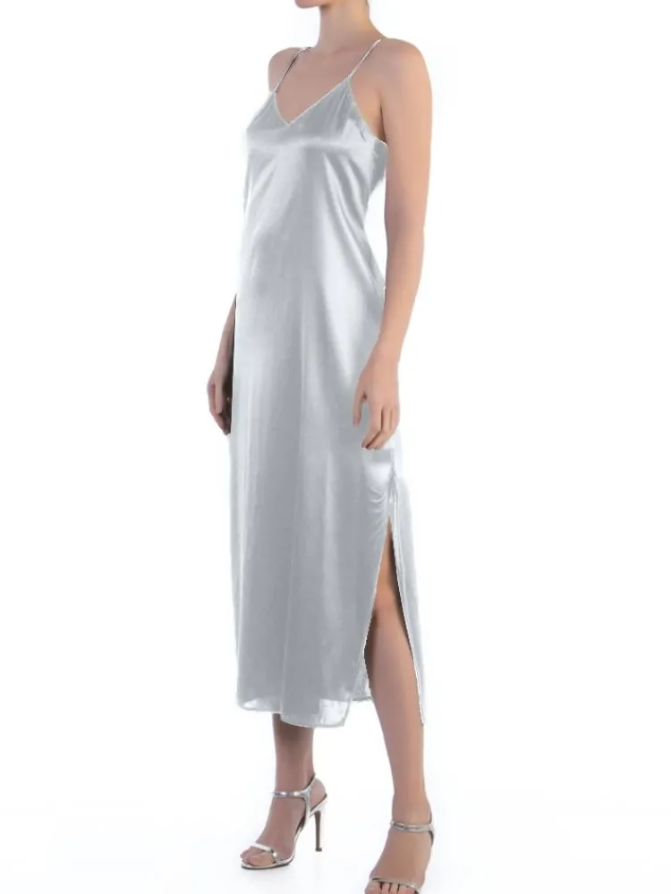 Seiden Basics|Seidenneglige^Cotton Club Seta Superior Seide Nachtkleid lang ARDITA von