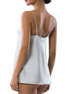 Spaghettiträger Tops|Alle Lingerie Tops^Cotton Club Seta Superior Seidentop ELEVATO einfarbig von