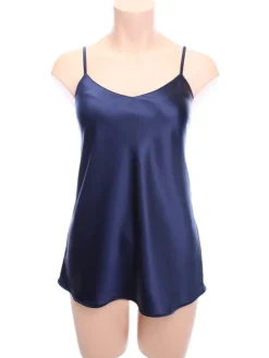 Spaghettiträger Tops|Alle Lingerie Tops^Cotton Club Seta Superior Seidentop ELEVATO einfarbig von