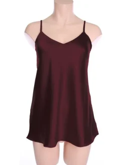 Spaghettiträger Tops|Alle Lingerie Tops^Cotton Club Seta Superior Seidentop ELEVATO einfarbig von