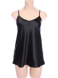 Spaghettiträger Tops|Alle Lingerie Tops^Cotton Club Seta Superior Seidentop ELEVATO einfarbig