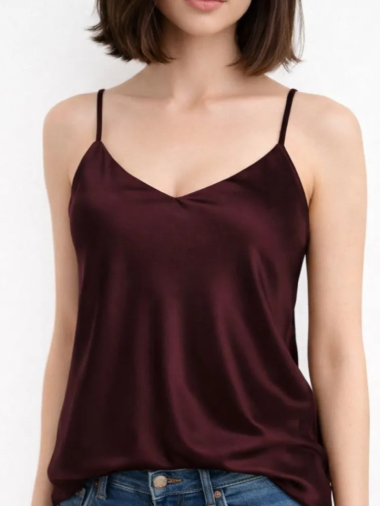 Spaghettiträger Tops|Alle Lingerie Tops^Cotton Club Seta Superior Seidentop ELEVATO Satin von