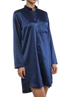 Seidennachthemd|Seiden Basics^Cotton Club Seta Superior Sleepshirt mit Seide PODEROSA von