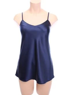 Spaghettiträger Tops|Alle Lingerie Tops^Cotton Club Seta Superior Trägertop Stretchseide Satin SOBRIA von