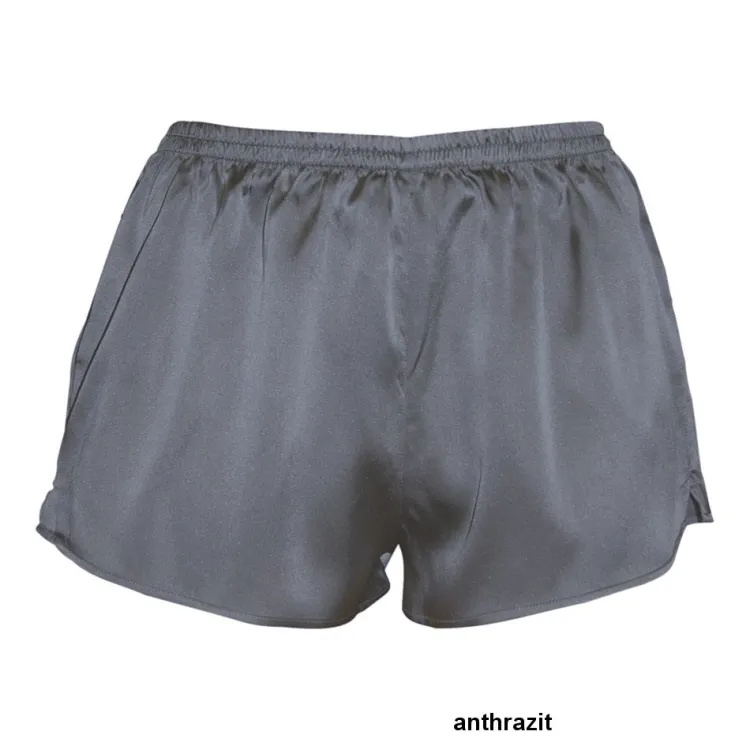 Mit Seidensatin|Alle Unterteile^Gattina Shorts Stretchseide SEDUZIONE DI SETA schwarz oder silber Dessous
