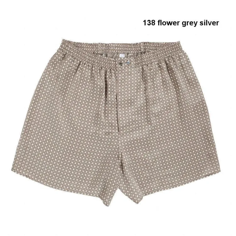 Boxershorts|Seidenunterwäsche^Zimmerli Silk Nightwear 100% Seide Herren BOXERSHORTS PRINT von