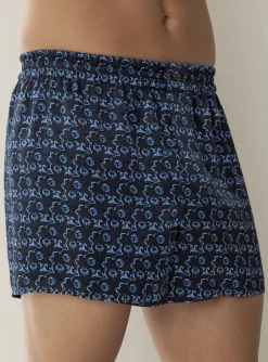 Boxershorts|Seidenunterwäsche^Zimmerli Silk Nightwear 100% Seide Herren BOXERSHORTS PRINT von