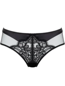 Alle Slips|Alle Unterteile^Prelude Slip VALSE Spitze und Satin uni von Milano eisblau oder schwarz