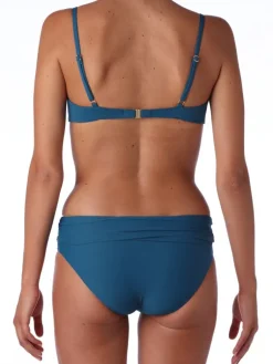 Badeanzug & Bikini^Ritratti Soft-Cup Bikini ANTILLE in petrol von Mare petrol ohne Muster