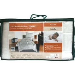 Sommerdecken^f.a.n. Frankenstolz Sommerdecke dünn AFRICAN COTTON mit Lyocell weiß