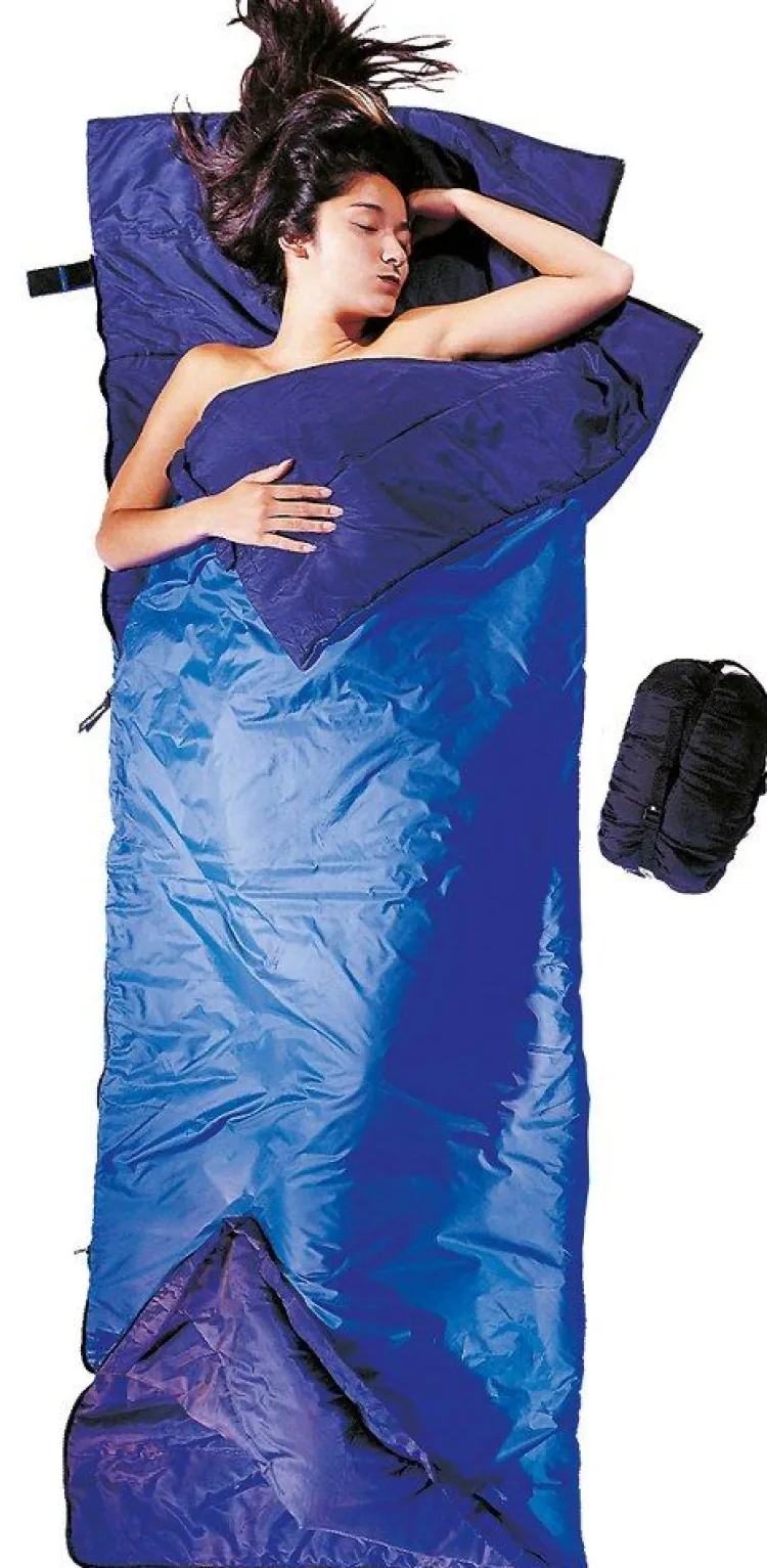 Seidenschlafsack^Cocoon Sommerschlafsack TROPIC TRAVELER mit Seide von ® royal blau mit dunkelblau