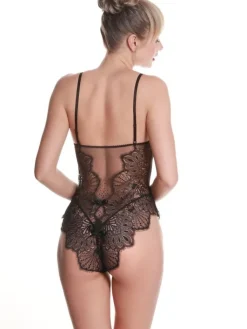 Alle Bodys^Prelude Spitze Body Crystal von Milano schwarz oder elfenbein weiß